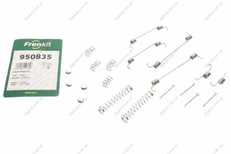 Комплект пружинок колодок ручника Citroen C2/C3/C4/Peugeot 208/301 02- (203x38) (Bosch) FRENKIT 950835