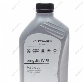 Масло моторное LongLife IV FE 0W-20 (1 л) VAG GS60577M2 (фото 1)