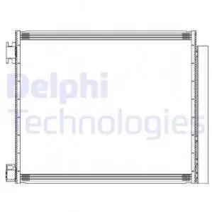 Радіатор кондиціонера Delphi CF20313