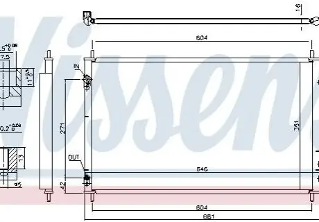 Конденсатор, кондиционер NISSENS 940489