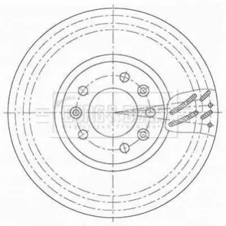 Тормозные диски BORG & BECK BBD6138S