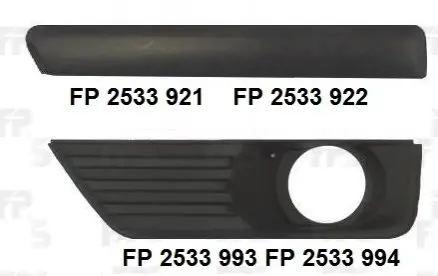 Решітка пластикова FPS FP 2533 993