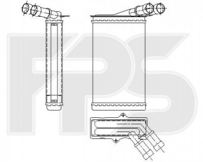 Радіатор пічки FPS FP 20 N02 (фото 1)