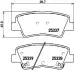 Тормозные колодки дисковые P30 101 BREMBO P30101 (фото 1)