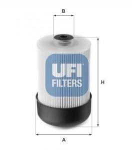 Топливный фильтр UFI 26.115.00