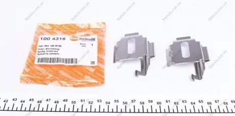 Планка суппорта AUTOTECHTEILE 100 4316