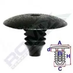 Автомобильный пистон RX A82001 ROMIX RXA82001