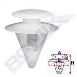 Автомобильный пистон RX C10154 ROMIX RXC10154