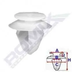 Автомобильный пистон RX C60316 ROMIX RXC60316