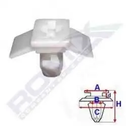 Автомобильный пистон RX C60435 ROMIX RXC60435