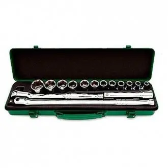 Набор инструмента дюймового 1/2" 15ед. Toptul GCAD1512