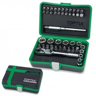 Набор инструмента 1/4" 45ед. (12-гр.) Toptul GADW4502