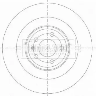Тормозной диск BORG & BECK BBD6085S