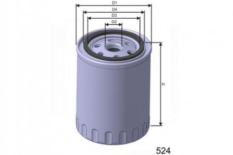 Фільтр масла MISFAT Z143 (фото 1)