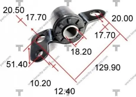Сайлентблок важеля TENACITY AAMTO1002