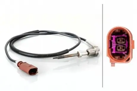 CZUJNIK TEMP. SPALIN VW CRAFTER 2,0TDI 11- HELLA 6PT014494631
