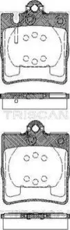 Комплект тормозных колодок, дисковый тормоз TRISCAN 8110 23027