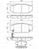 Комплект гальмівних колодок BOSCH 0 986 495 308