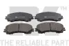 Тормозные колодки дисковые перед. INFINITI Q50, Q60 NISSAN X-TRAIL 1.6-3.5H 04.13- NK 222286 (фото 1)