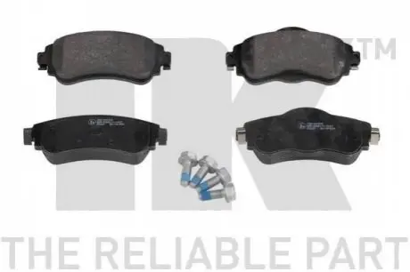 Комплект тормозных колодок, дисковый тормоз NK 221970 (фото 1)