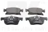 Тормозные колодки дисковые перед. OPEL ASTRA K 1.0-1.6D 06.15- NK 223657