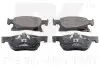Тормозные колодки дисковые перед. OPEL ASTRA K 1.0-1.6D 06.15- NK 223656 (фото 1)