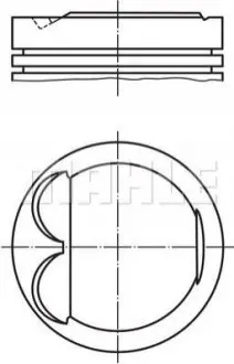 Поршень MAHLE ORIGINAL MAHLE / KNECHT 607 77 00