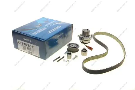 Комплект ременя ГРМ + водяна помпа DAYCO KTBWP8841