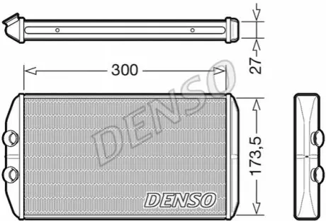 Радиатор отопителя DENSO DRR12008