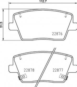 Автозапчастина P 30 112 BREMBO P30112