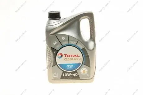 Масло моторное QUARTZ 7000 ENERGY 10W-40 5л TOTAL 216678
