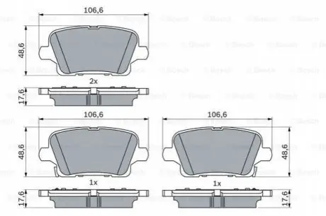 Автозапчастина BOSCH 0986424872