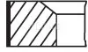 Комплект поршневых колец MAHLE ORIGINAL MAHLE / KNECHT 010 29 N1 (фото 1)