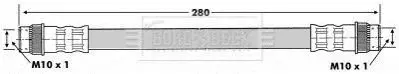 Гальмівний шланг BORG & BECK BBH6765