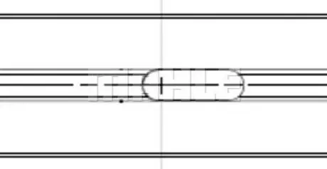 Вкладиші корінні STD (1 шия) DAF MX300/340/375/265 MAHLE MAHLE / KNECHT 213 HL 21652 000
