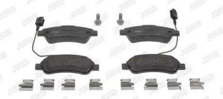 CITROEN Тормозные колодки задн.с датч.Jumper,Fiat Ducato,Peugeot 06- Jurid 573632J