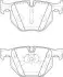 Тормозные колодки BMW X5/ X6 Jurid 573744J (фото 1)