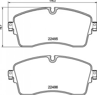 Гальмівні колодки дискові P36 036 BREMBO P 36 036 (фото 1)