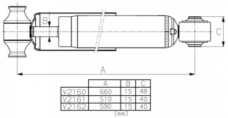 AMORTYZATOR FORD MONROE V2162