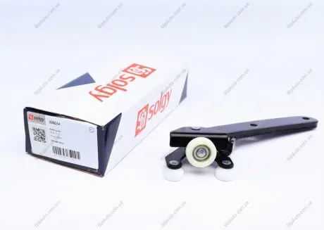 Ролик дверей (бічних/нижній) VW Caddy 03- (L) (з кронштейном) SOLGY 306034