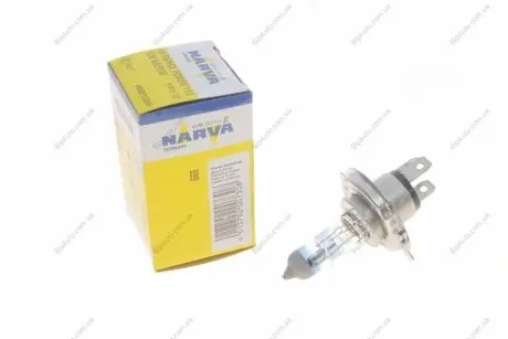 Автолампа H4 12V 60/55W P43t Range Power 110 NARVA 480613000