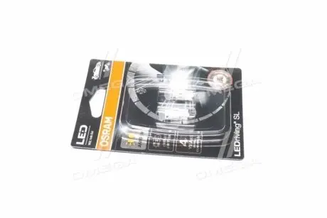 Авто лампа / LED / 2 шт. / WY5W / W2,1x9,5d / 12V / 0,5W / жовтий / OSRAM 2827DYP-02B