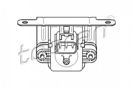 Датчик, тиск у впускному газопроводі TOPRAN TOPRAN / HANS PRIES 302 654 (фото 1)