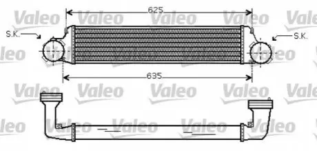 Интеркулер Valeo 818715