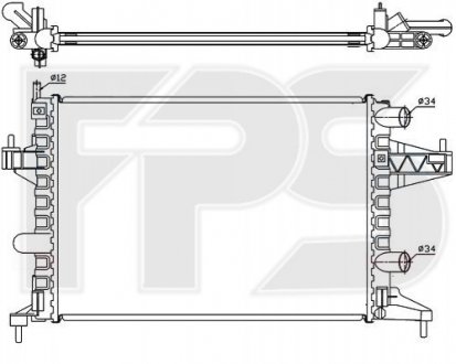 Радіатор охолодження FPS FP52A265