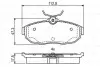 Bosch 0986495401 Гальмівні колодки дискові FORD Mustang "R \'\'04-10 0986495401