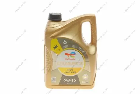 Олива 0W30 Quartz INEO LL (5L) (ACEA C3) (VW504.00/507.00) TOTAL 214225