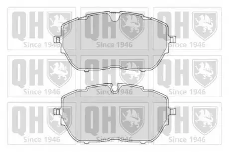 Тормозные колодки дисковые QUINTON HAZELL BP1846