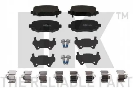 Комплект гальмівних колодок NK 229336 (фото 1)