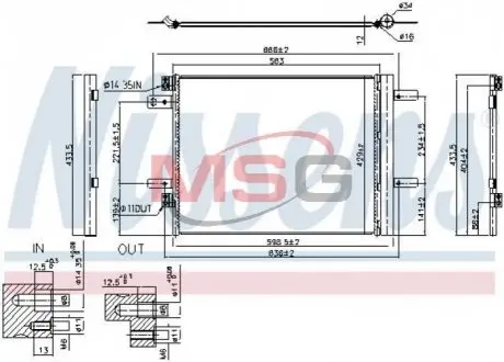 Автозапчастина NISSENS 941091